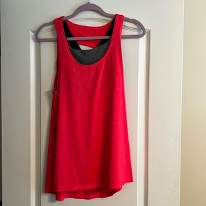 Pink Tank Top with Built in Bra